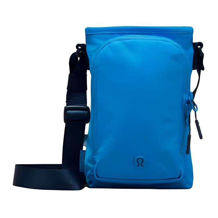 Lululemon Nylon Crossbody Bag Unisex Pool Blue
