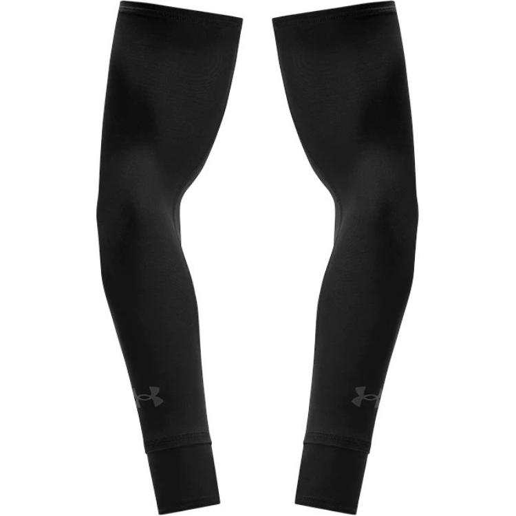 Under Armour 1388084 001 Arm Guards Polyester Elastane Outdoor Unisex M XL Protective, Slip Resistant