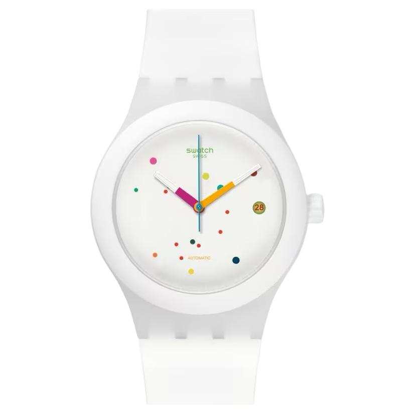 SWATCH SWATCH Unisex 42mm White Watch SUTW400