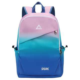 PEAK Twill Backpack Regular Unisex Gradient Pink Blue