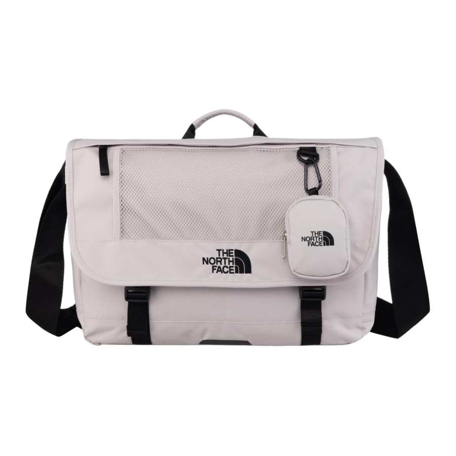 THE NORTH FACE 14L Messenger Bag One Shoulder Handbag Outdoor Bag Polyester Gray White Men's