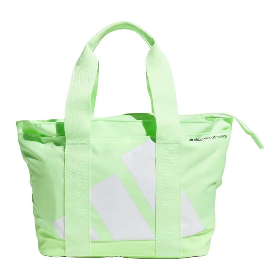 Adidas Adidas Polyester Tote Bag, Shopping Bag, Handbag Unisex Neon Green