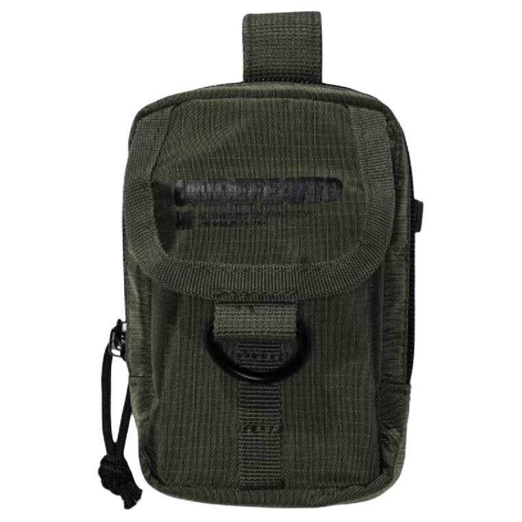 UNDEFEATED Polyamide Shoulder Bag, Crossbody Bag Regular Unisex Earth Green/Black