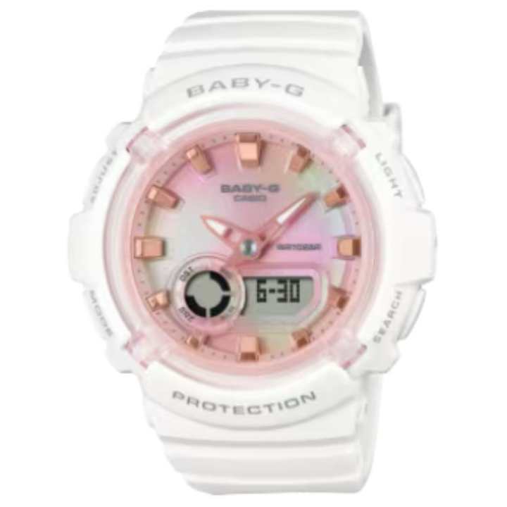 CASIO CASIO BGA 280 Collection Quartz Movement Resin Strap Watch Women's Watch Pink Watch Dial