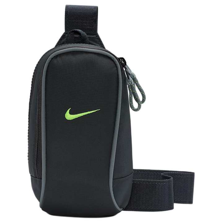 Nike Nike Nylon One Shoulder Crossbody Sling Bag Unisex Smoke Gray