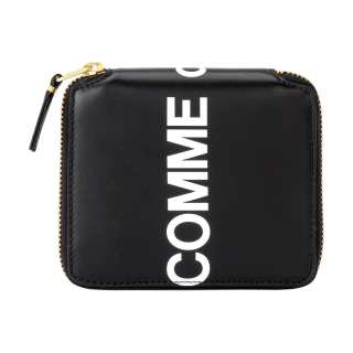 CDG Play Leather Wallet Regular Men's Black