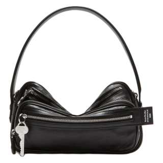 Acne Studios Calfskin One Shoulder Handbag Small Women's Black