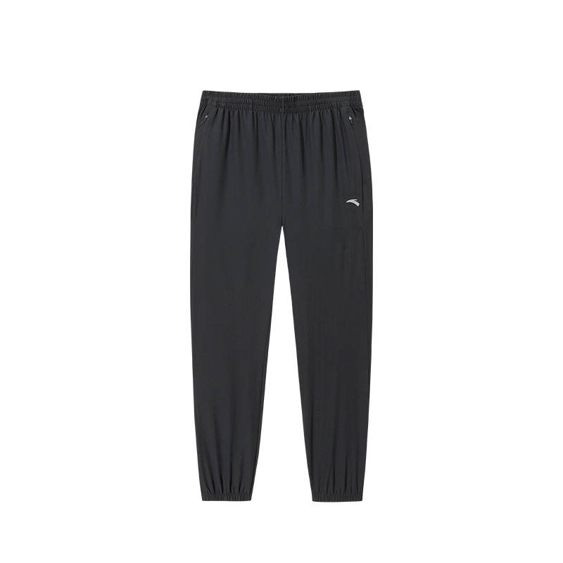 Anta Variety Training Collection Knitted Sweatpants Men's Basic Black