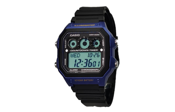 CASIO CASIO Custom Collection Quartz Movement Watch Unisex Black Dial