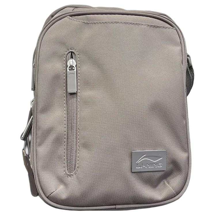 Li-Ning Li Ning Polyester Shoulder Bag Unisex Gray