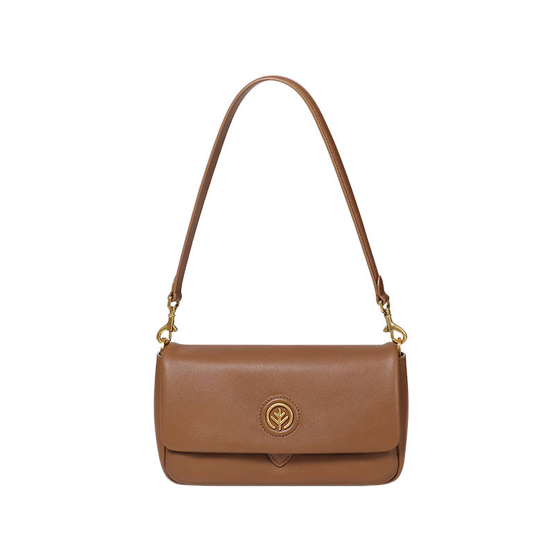 BAGTREE Cow Leather Small Square Bag, Underarm Crossbody Bag, Shoulder Bag Small Women's Multicolor