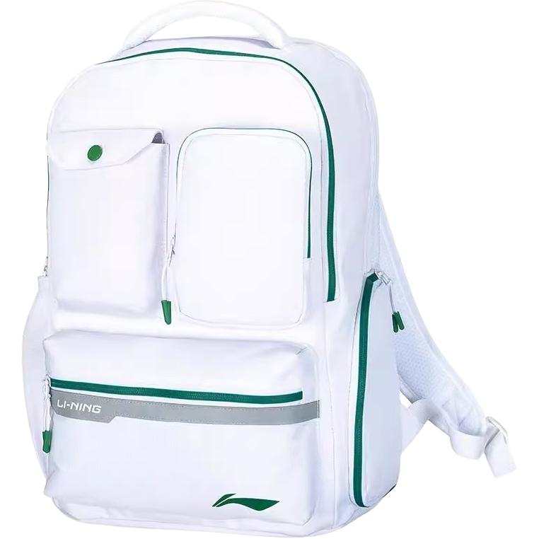 Li-Ning Li Ning Independent Shoe Compartment Badminton Backpack Unisex White/Black