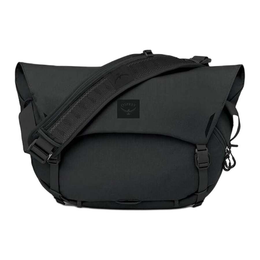 OSPREY 18L Crossbody Bag, Shoulder Bag, Mountaineering Bag, Outdoor Bag Nylon Black Unisex