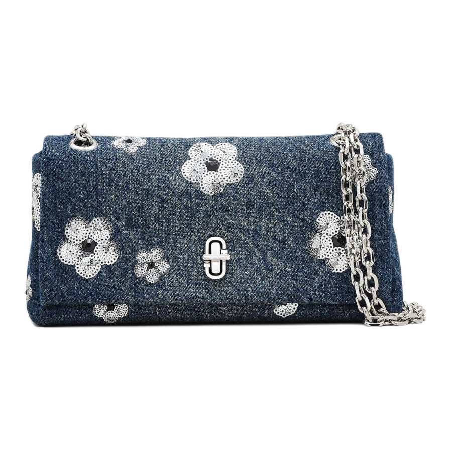 MARC JACOBS Denim Shoulder Bag, Crossbody Bag Mini Women's Vintage Indigo