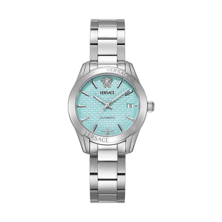 VERSACE VERSACE Wrist Watches Automatic Mechanical Movement 35mm Blue Dial Women's Watch