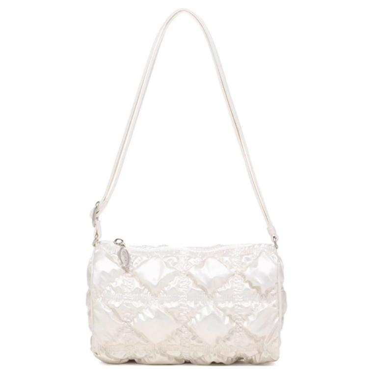 CARLYN Polyamide Shoulder Bag Mini Women's Pearl White