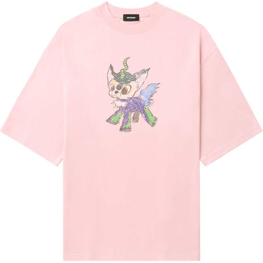 WE11DONE WE11DONE Jeff Monster Drawing T shirt