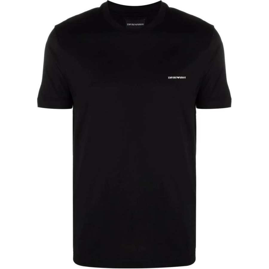 EMPORIO ARMANI Logo Printed Crewneck T Shirt