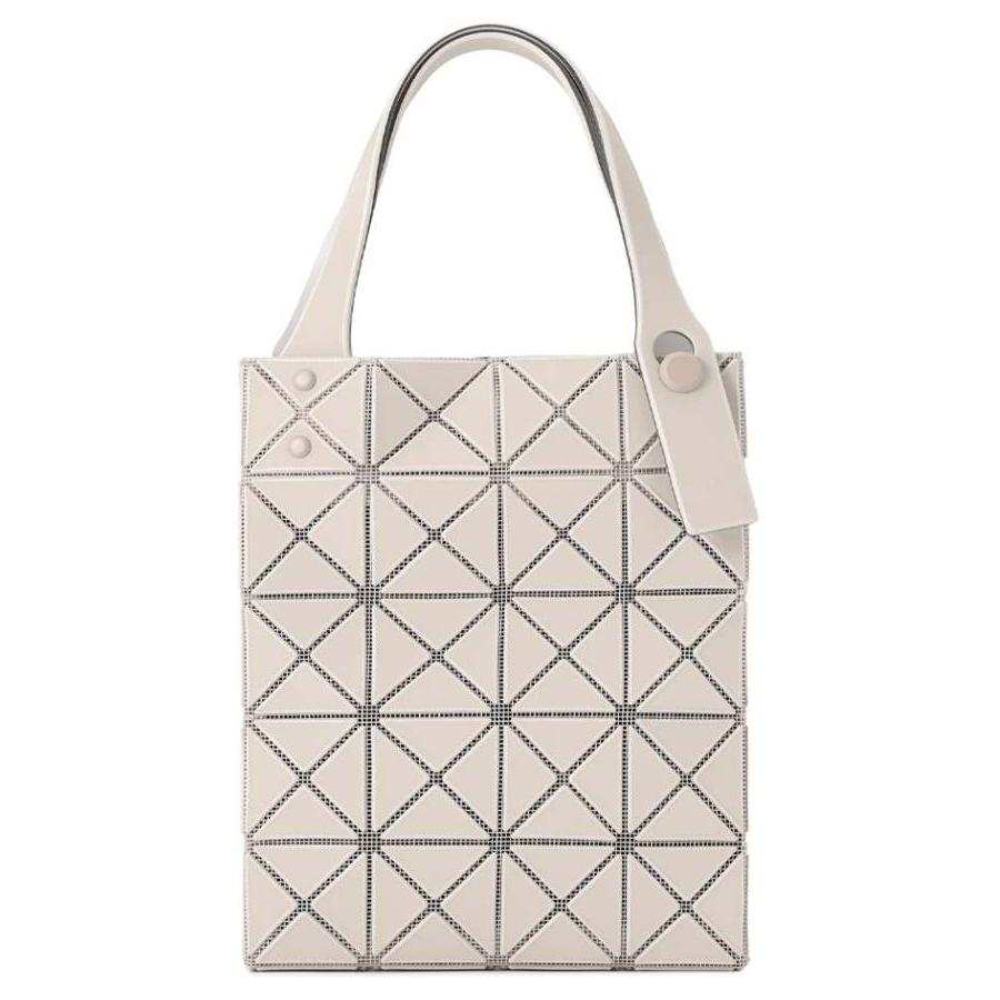 ISSEY MIYAKE Prism Polyvinyl Chloride Tote Bag, Shopping Bag, Handbag Women's Beige