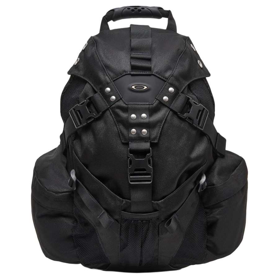 Oakley Backpack Outdoor Bag Recycled Polyester Black Men's