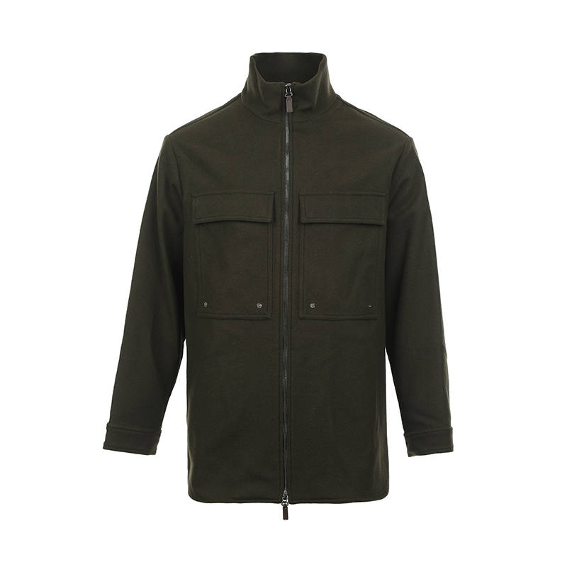 EMPORIO ARMANI Coat Men's Dark Coffee