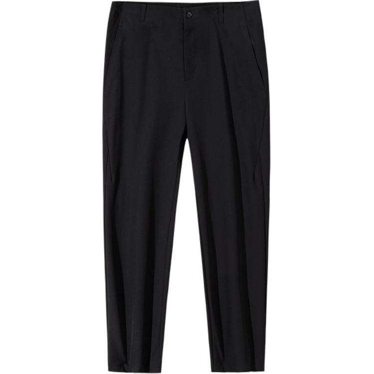 ANTA Anta Champion All Weather Collection Knitted Sweatpants Men's Basic Black