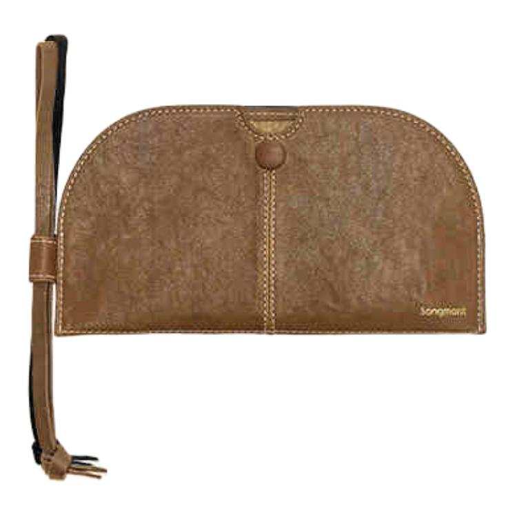 Songmont Cow Leather Eyeglass Pouch Medium Unisex Multicolor