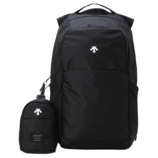DESCENTE 19L Backpack Outdoor Bag Nylon Black Unisex
