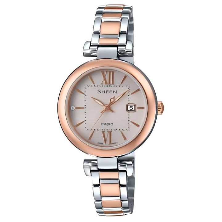 CASIO CASIO Women's SHEEN Mother Of Pearl Color Watch SHS-4521SPG-9A