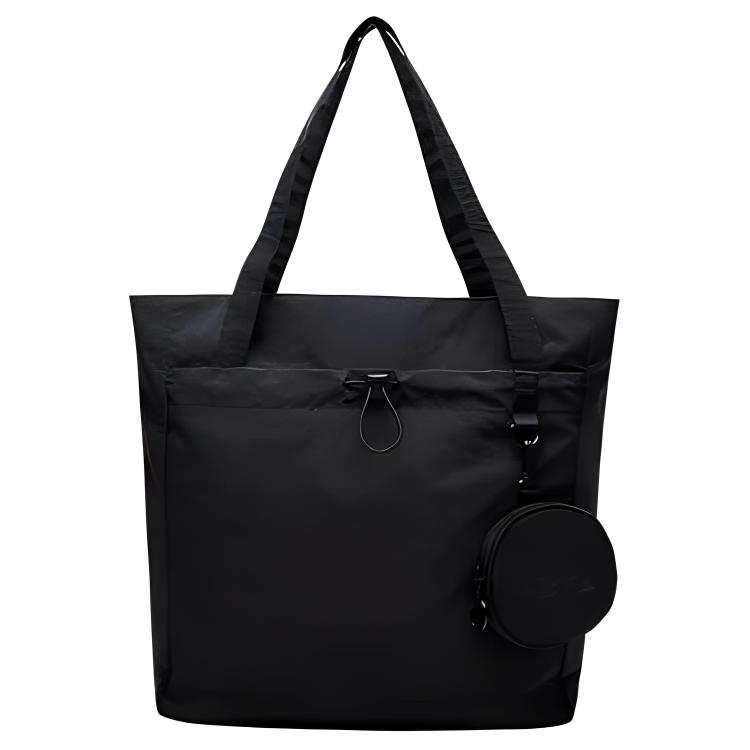 Anta Fabric Tote Bag, Shopping Bag, Shoulder Bag Unisex Basic Black
