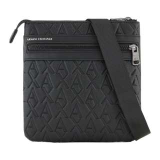 ARMANI EXCHANGEAE Polyester Messenger Bag, Crossbody Bag, Shoulder Bag Men's Black