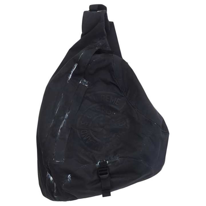 Supreme Supreme STONE ISLAND Collaboration Nylon Shoulder Bag, Crossbody Bag Regular Unisex Black/Orange/Green
