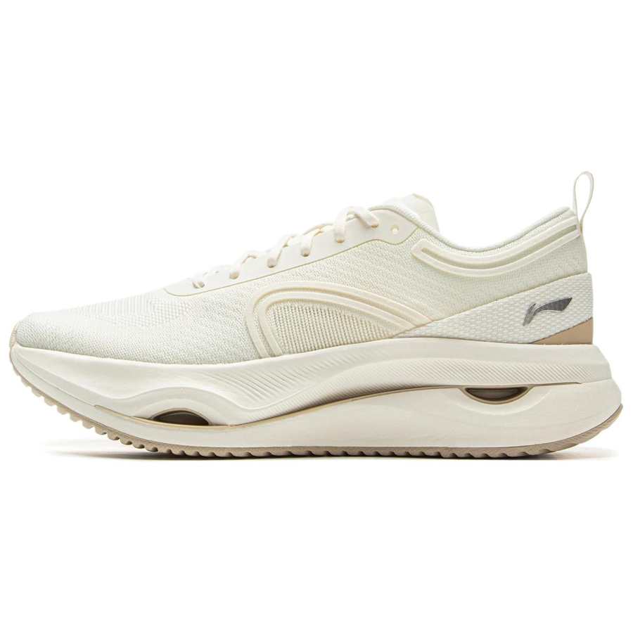 Li-Ning Li Ning Cushioning, Wear Resistant Low top Casual Running Shoes Women's Ivory