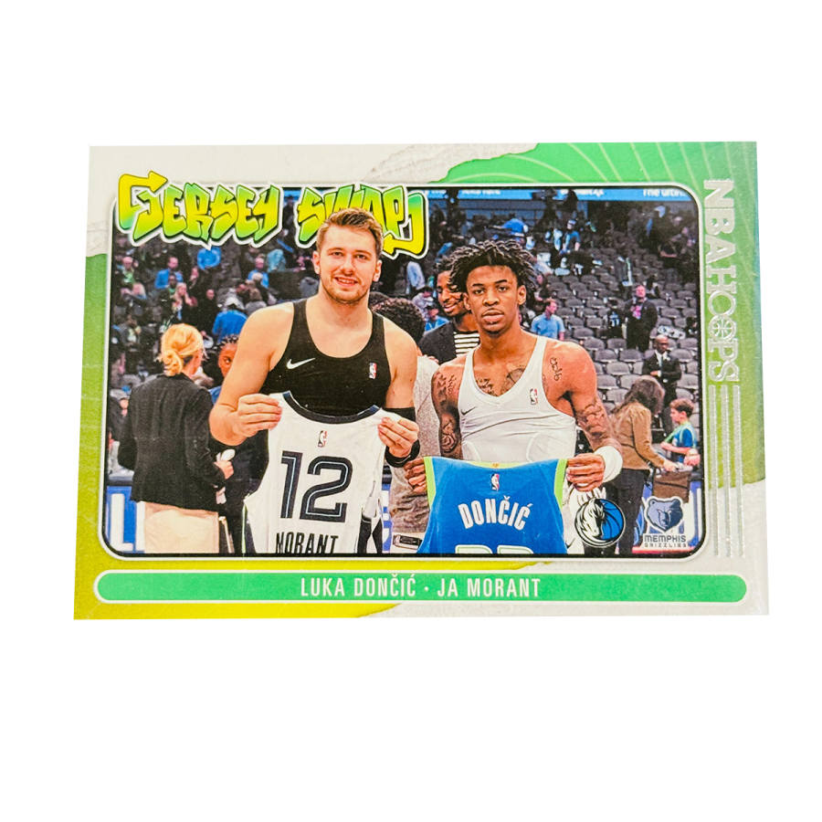 PANINI HOOPS Collection, Luca Doncic, Morant, Jersey Swap, Tka, Travel Condition Sports Cards 1 Pc