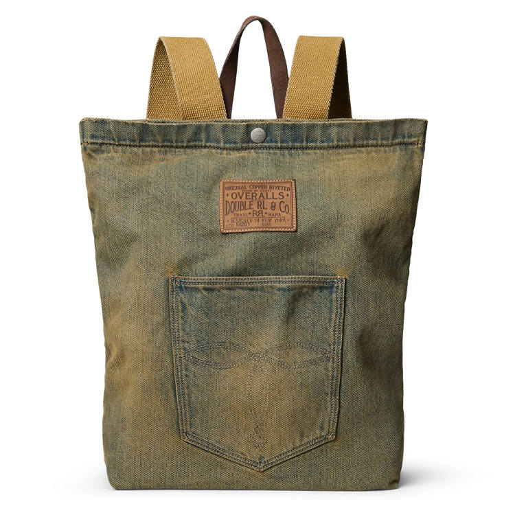 Double RL Double RL Fabric Backpack Men's Indigo