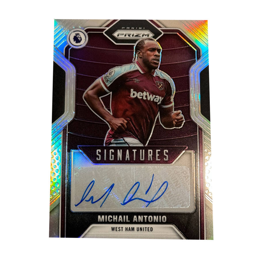 PANINI Prizm Collection, West Ham United, Anthony, Signed, Silver Foil, Mint Condition Sports Cards 1 Pc