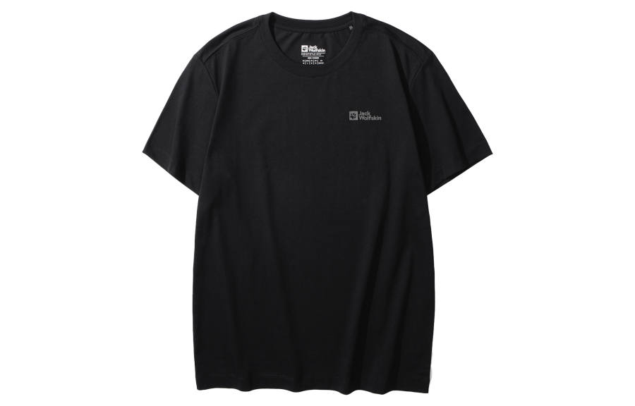 JACK WOLFSKIN Quick Dry T Shirts Men's Crew Neck Moderate Straight Fit