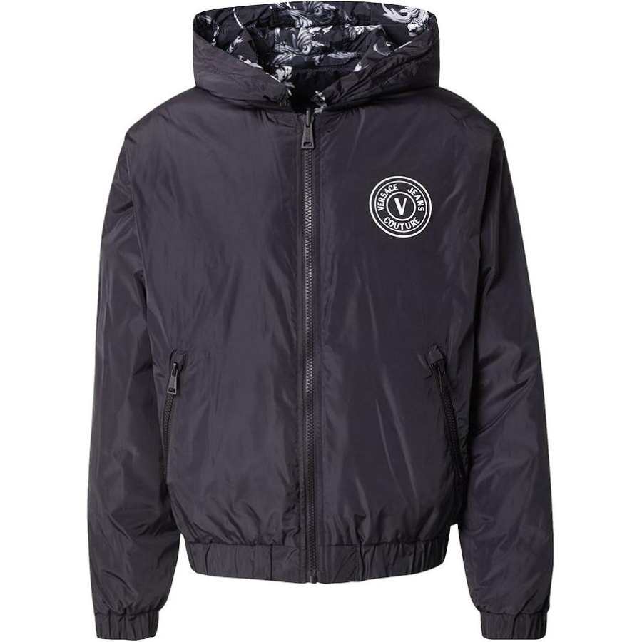 VERSACE JEANS COUTURE Down Jacket Men's Black