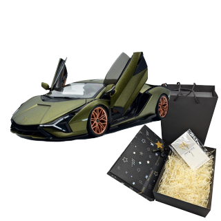Bburago Lamborghini Supercar Luxury Car Series Lamborghini Sian FKP 37 Alloy Car Assembled Models