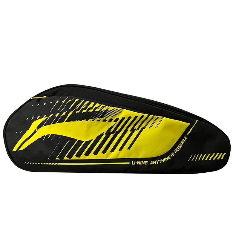 Li-Ning Li Ning Polyester Gym Bag Large Unisex Black & Yellow