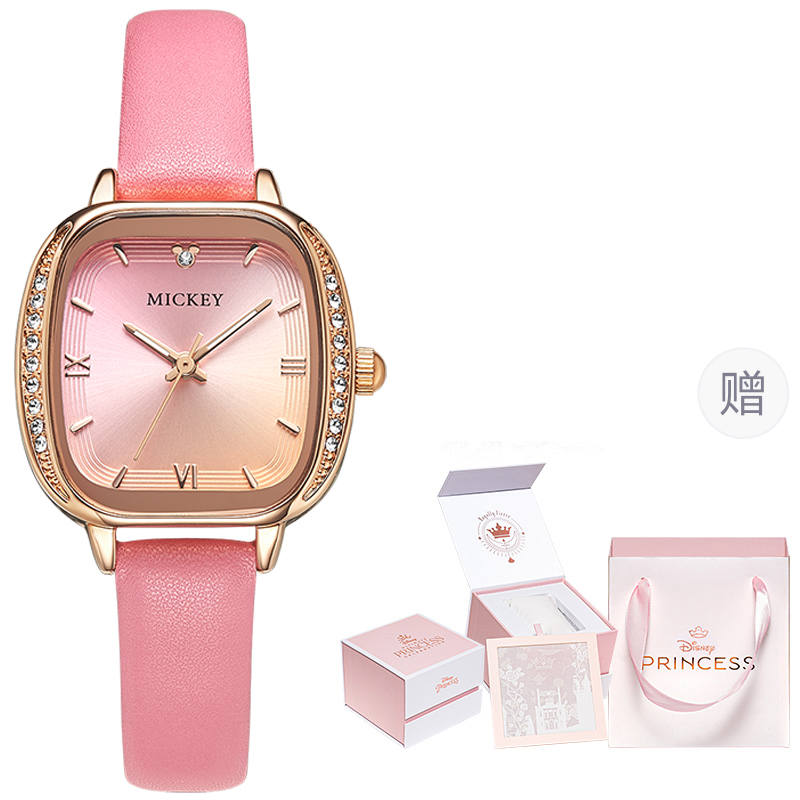 Disney Mickey Mouse Quartz Movement Watch Women's Watch White Dial