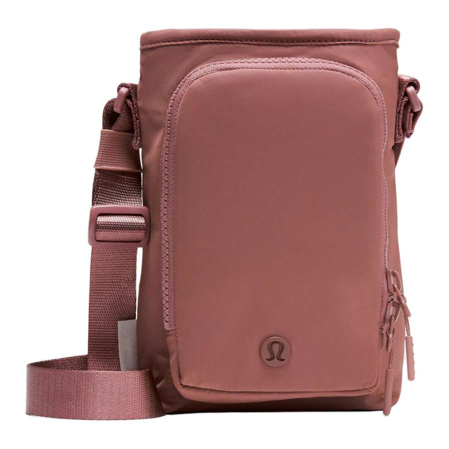 Lululemon Recycled Nylon Shoulder Bag, Crossbody Bag Women's Smoke Pink