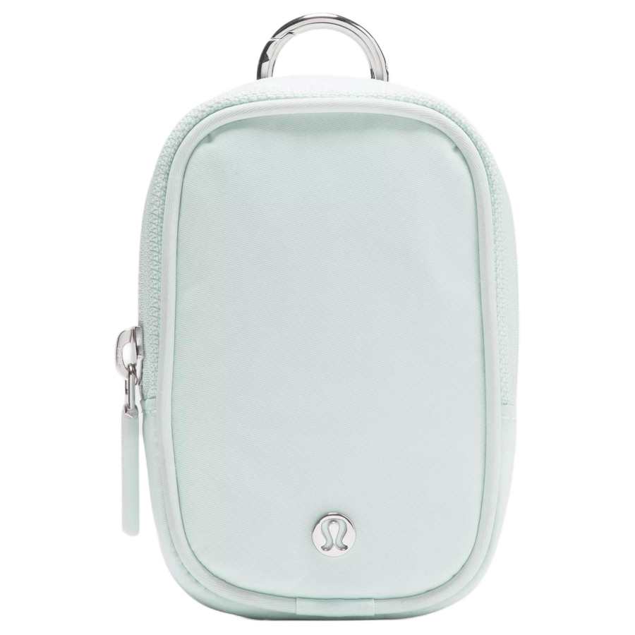 Lululemon Lululemon Clippable Recycled Nylon Key Pouch Nano Unisex Mint Breeze