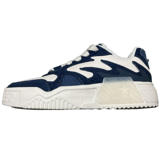 STARTER Vol Slip Resistant Height Increasing Low top Skateboard Shoes Unisex Blue White
