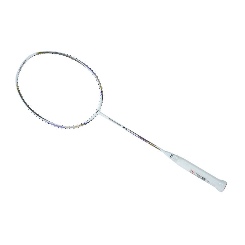 Li-Ning Li Ning Energy Collection Full Carbon Badminton Rackets Speed Type Enhanced Swing Speed 675mm White Gold