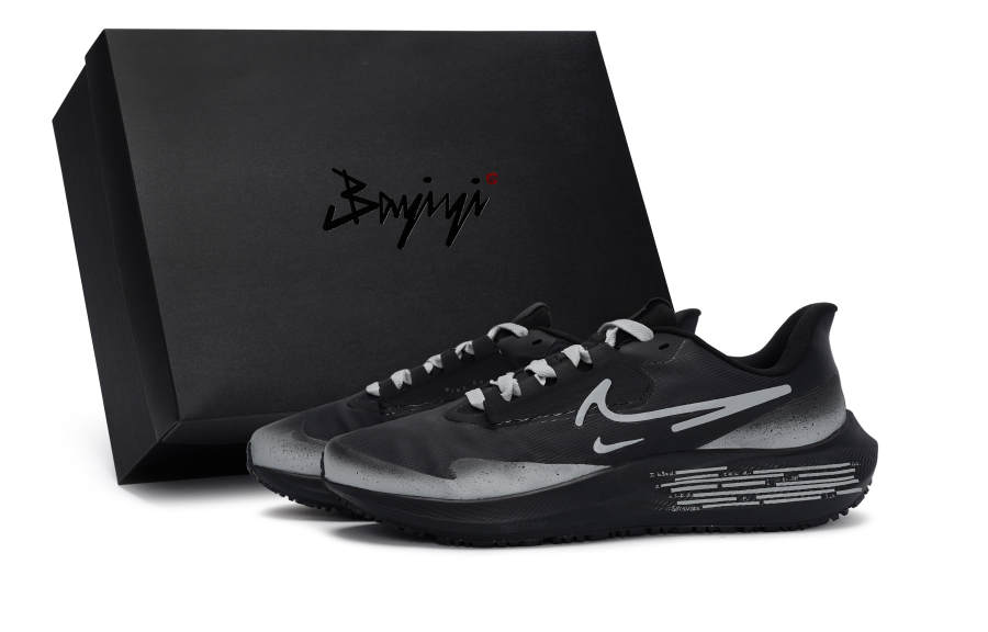 Nike Nike Air Zoom Pegasus 39 Slip Resistant Abrasion Resistant Low top Running Shoes Men's Black Gray