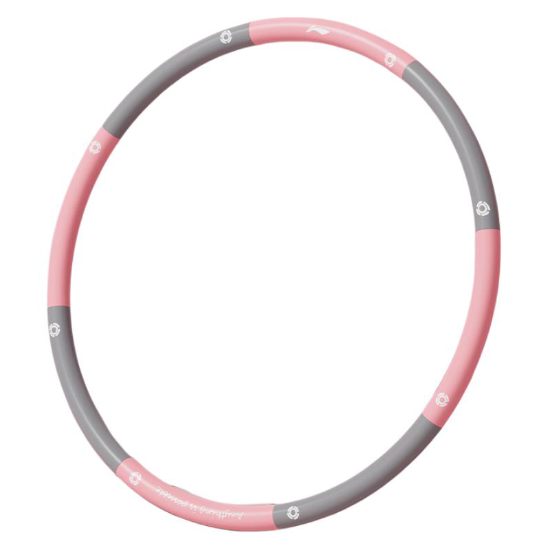 Li-Ning Li Ning Hula Hoops Pink NBR Foam, Stainless Steel Training Women's Diameter Approx. 95cm
