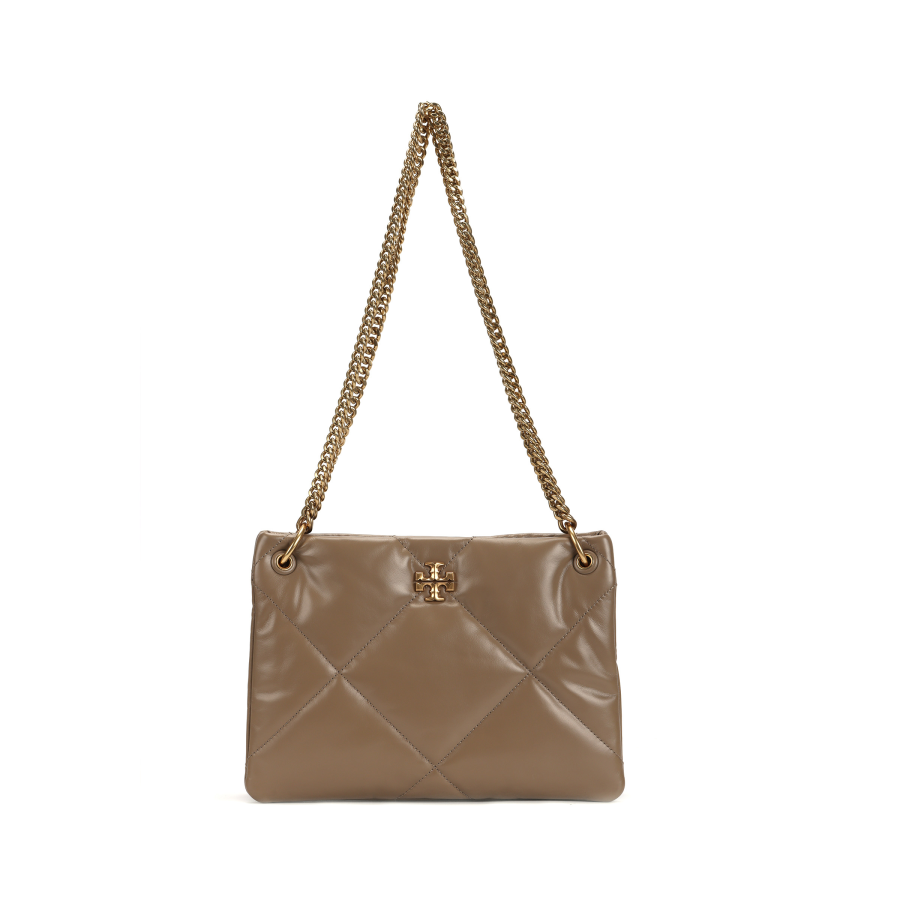 TORY BURCH Leather Portable Crossbody Bag, Shoulder Bag Small Women's Brown