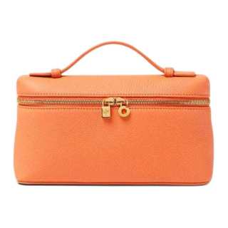 Loro Piana Cow Leather Handbag Women's Carrot
