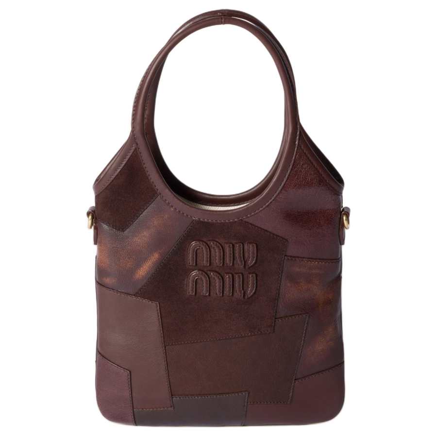 MIU MIU Ivy Leather Shoulder Bag, Crossbody Bag, Handbag Women's Briar
